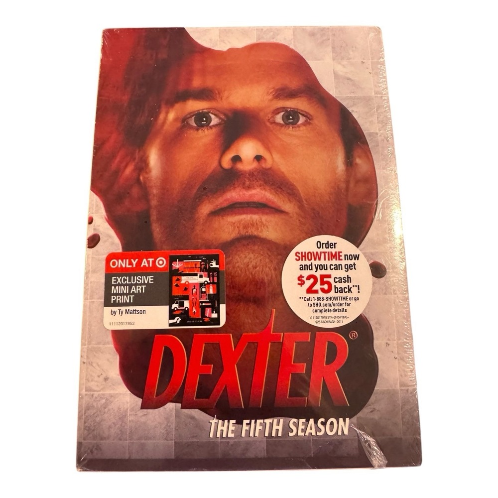 Dexter: Season 5 Complete Set DVD - 4 Disc Factory Sealed
